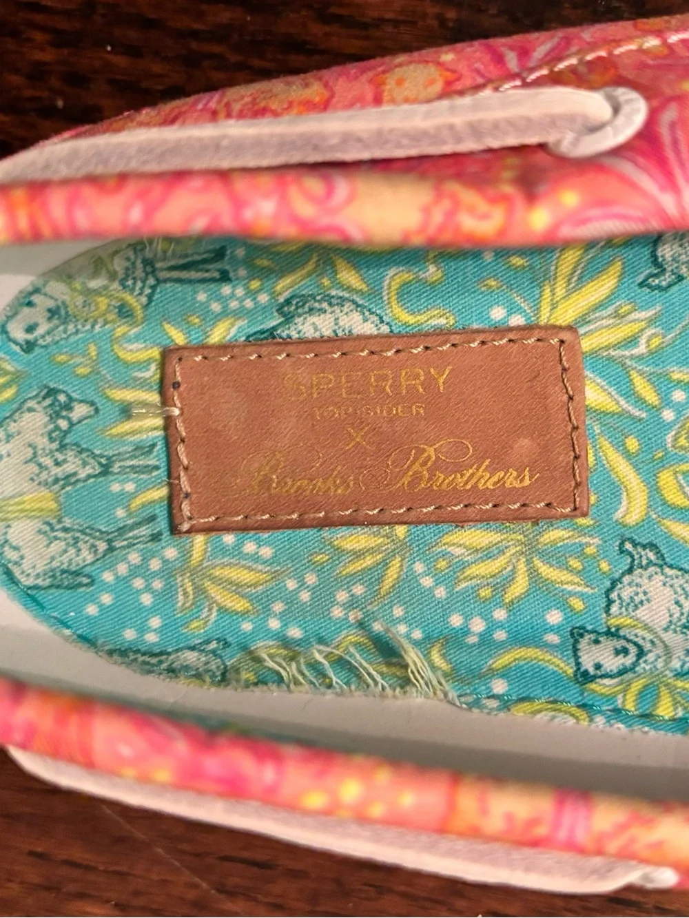 Sperry Top-Sider x Brooks Brothers Special Edition Multicolor Canvas Men’s Sz 11